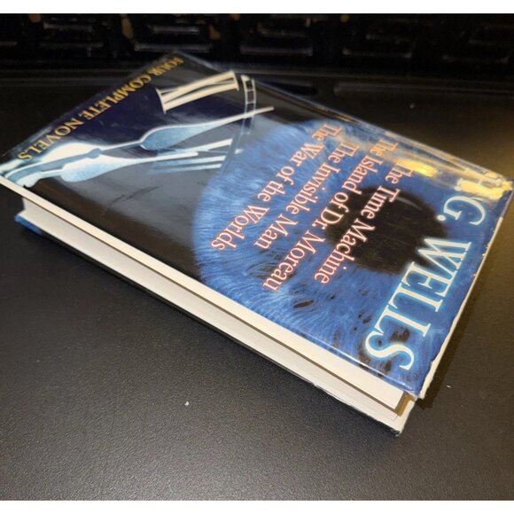 H. G. Wells Four Complete Novels 1994 Hardcover Dust Jacket DETACHED SPINE - Picture 15 of 16